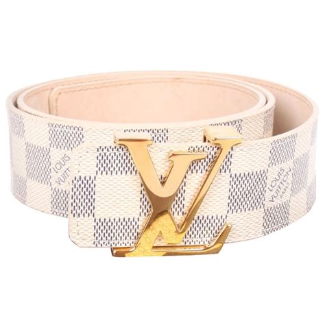 louis vuitton damier canvas belt.